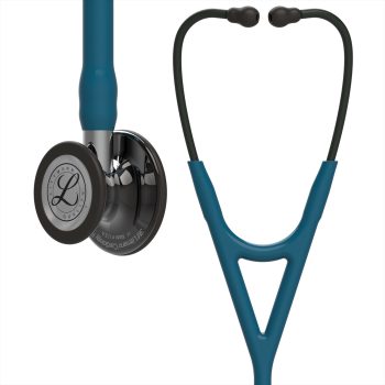 Littmann® Cardiology IV™ -  Caribbean Blue Tube, High Polish Smoke-Finish Chestpiece, Mirror Stem and Smoke Headset