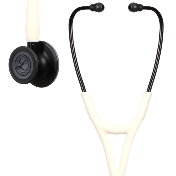 Littmann® Cardiology IV™ Limited Edition – Alabaster – Black Matte Finish Stethoscope