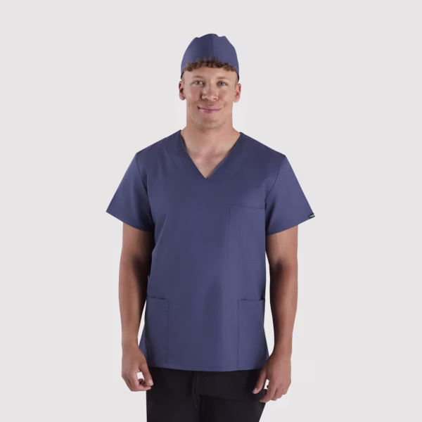 Airforce Blue Grey Men Lite Caps 01