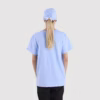 Baby Blue Sunflowers_Women_Cotton Spandex_03 Baby Blue Sunflowers Women Cotton Spandex 03