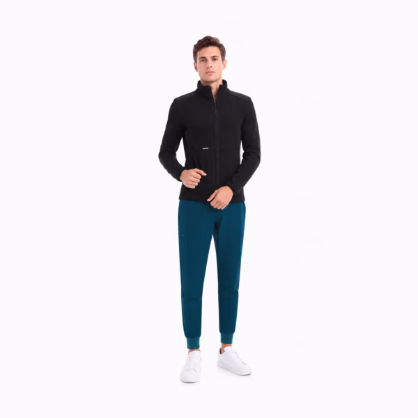 Black_Polar Fleece_Men_05 Black Polar Fleece Men 05