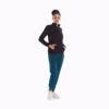 Black_Polar Fleece_Women_05 Black Polar Fleece Women 05