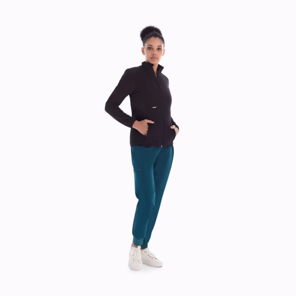 Black_Polar Fleece_Women_05 Black Polar Fleece Women 05