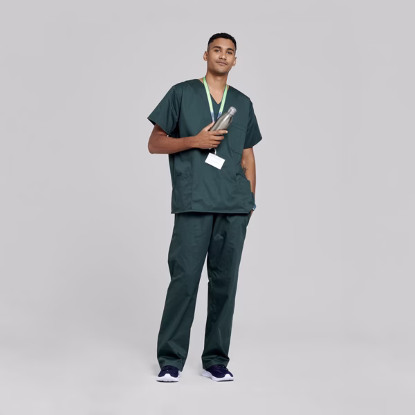 Bottle Green_Lite Scrubs_Men_01 Bottle Green Lite Scrubs Men 01