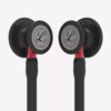 Cardiology IV_Black-Finish Chestpiece_Black Tube_Red Stem_Black Headset_06 Cardiology IV Black Finish Chestpiece Black Tube Red Stem Black Headset 06