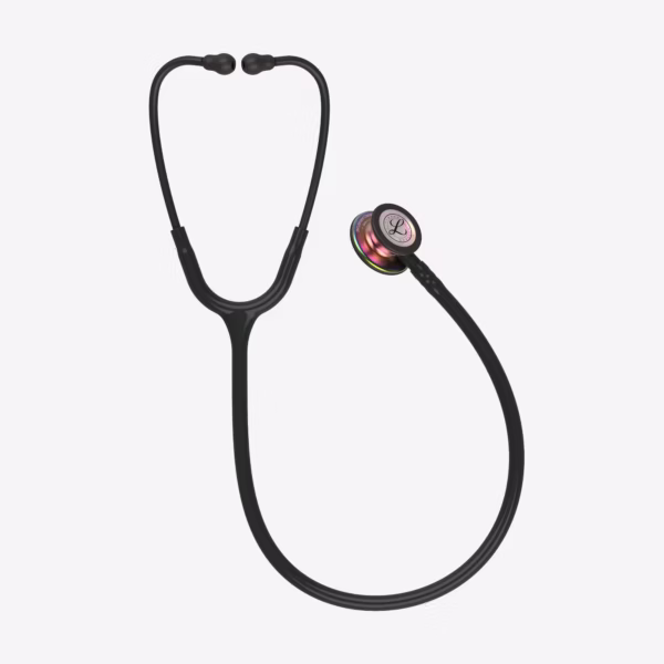 Classic III Black Tube Rainbow Finish Chestpiece Black stem headset 02