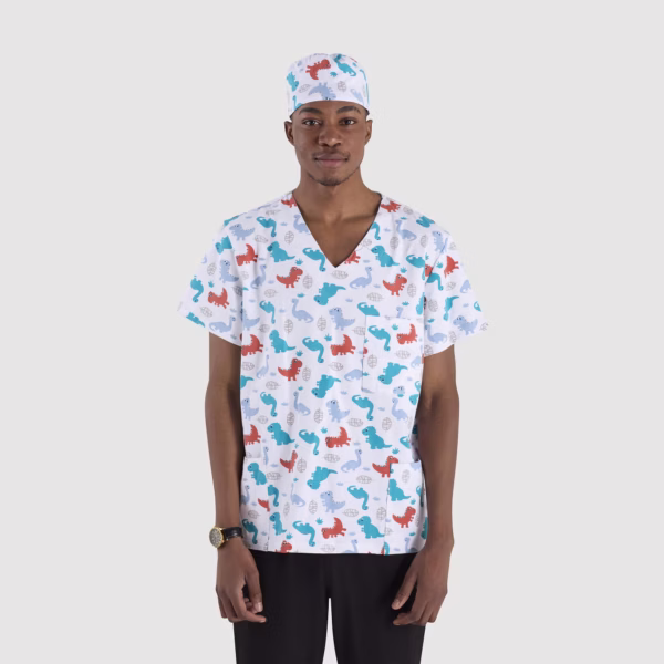 Dino Friends Men Cotton Spandex 01