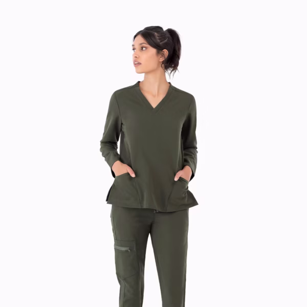 Farrah_Modest_Olive Green_01 Farrah Modest Olive Green 01