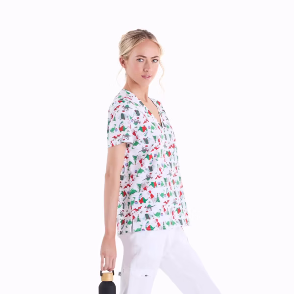 Jingle Dino_Female_Printed Tops_02 Jingle Dino Female Printed Tops 02