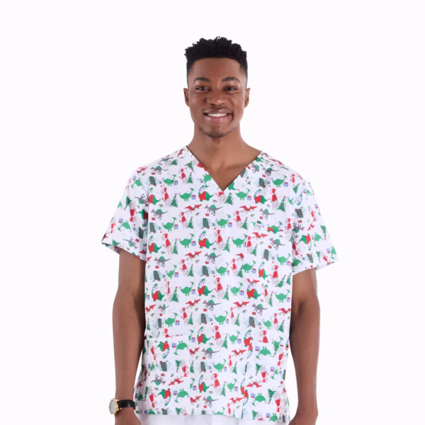 Jingle Dino_Men_Printed Tops_01 Jingle Dino Men Printed Tops 01