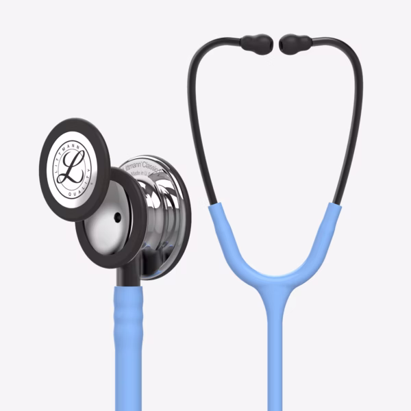 Littmann® Classic III™- Ceil Blue Tube, Mirror Chestpiece, Smoke Stem and Smoke Headset_02 Littmann® Classic III™ Ceil Blue Tube, Mirror Chestpiece, Smoke Stem and Smoke Headset 02