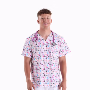 Meow Magic Men Printed Tops 01