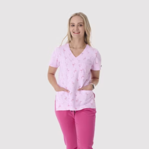 PT Cotton Spandex Women Pink Flamingos 01