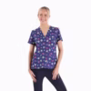 Paw Print_Female_Printed Tops_01 Paw Print Female Printed Tops 01