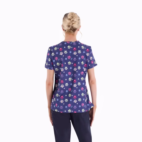 Paw Print_Female_Printed Tops_03 Paw Print Female Printed Tops 03