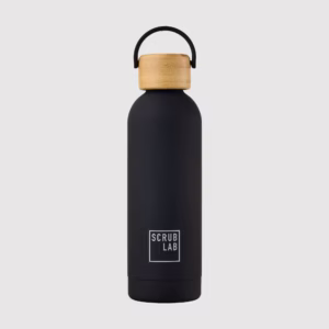 Scrub Lab Black Water Bottle