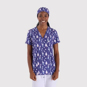Astro Animals-ScrubLab_Women_Caps_01 Astro Animals Cap