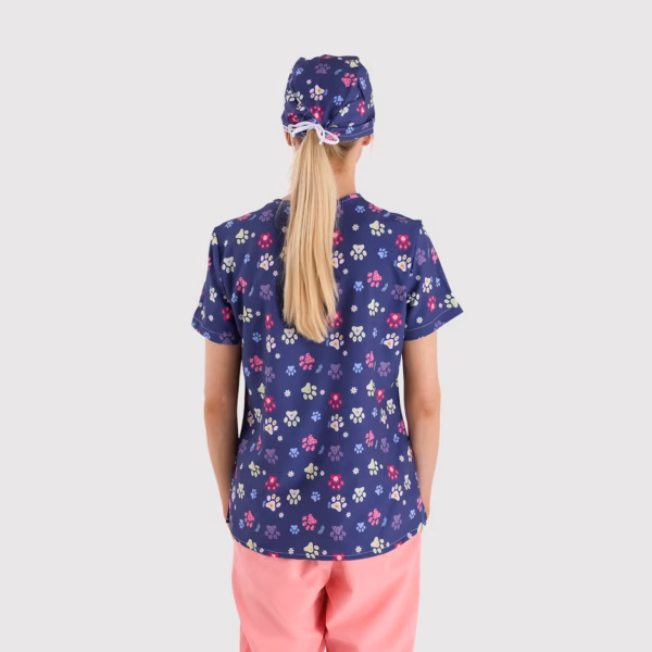 Paw Print-ScrubLab_Women_Caps_03 Paw Print Cap