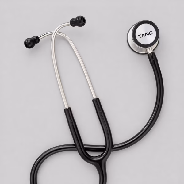TANC Classic Stainless Steel Stethoscope - Black